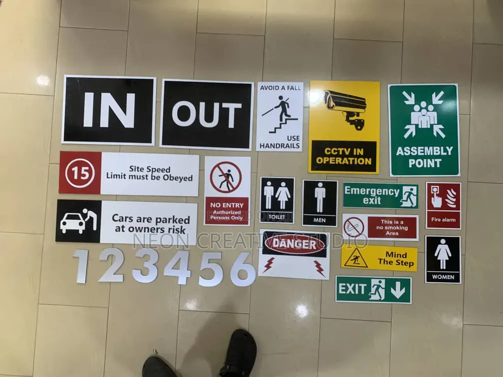 Safety Signs and Directional Signs