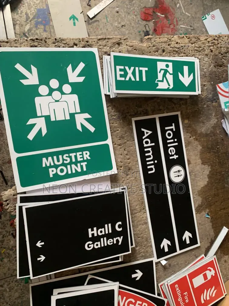 Safety Signs and Directional Signs