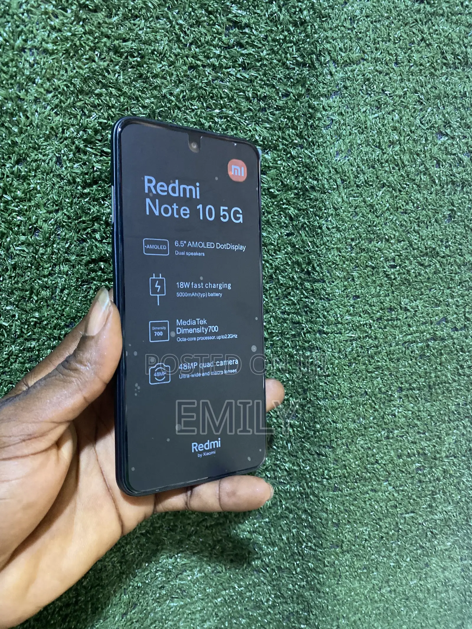 Xiaomi Redmi Note 10 5G 256 GB Black