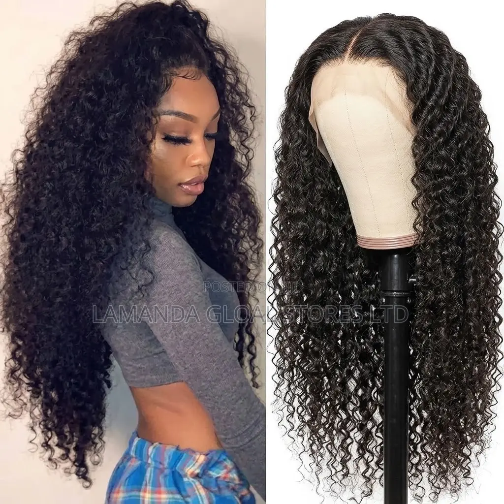 Long Water Wave Glueless T-Part Lace Front Wig 180% Density