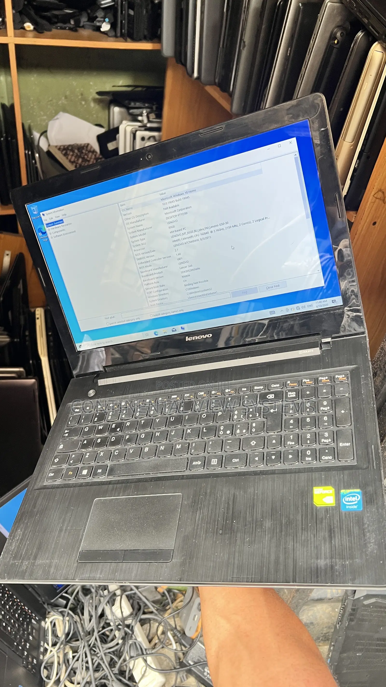 Laptop Lenovo G500 8GB Intel Celeron HDD 160GB