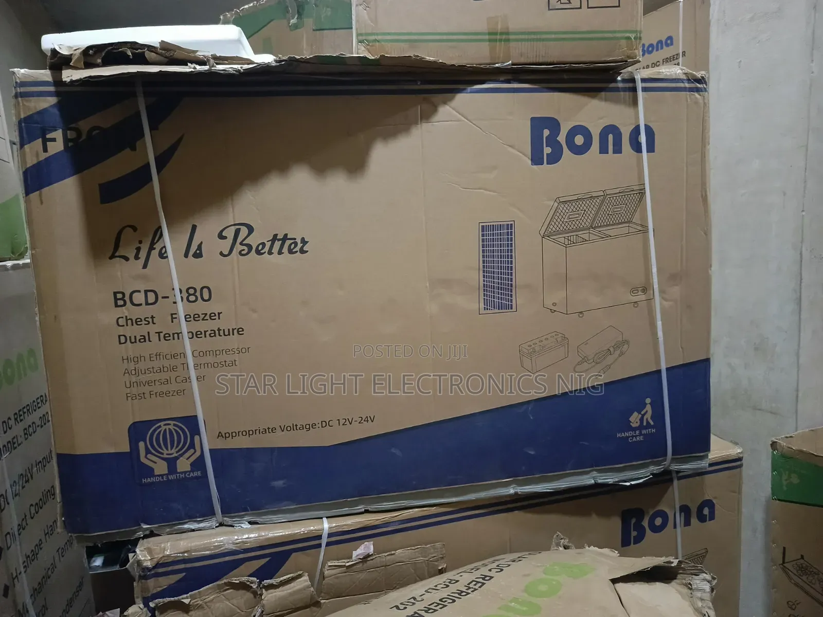 380 Liters DC Solar Freezer 2 Doors