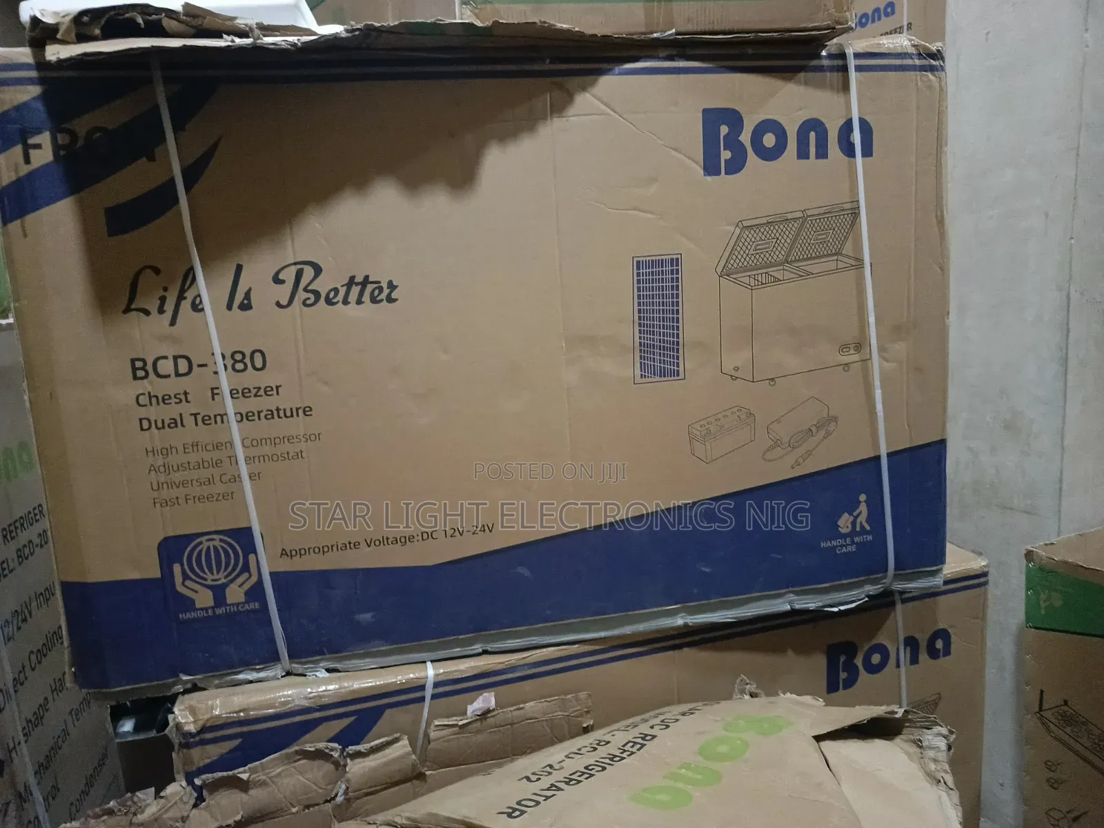 380 Liters DC Solar Freezer 2 Doors