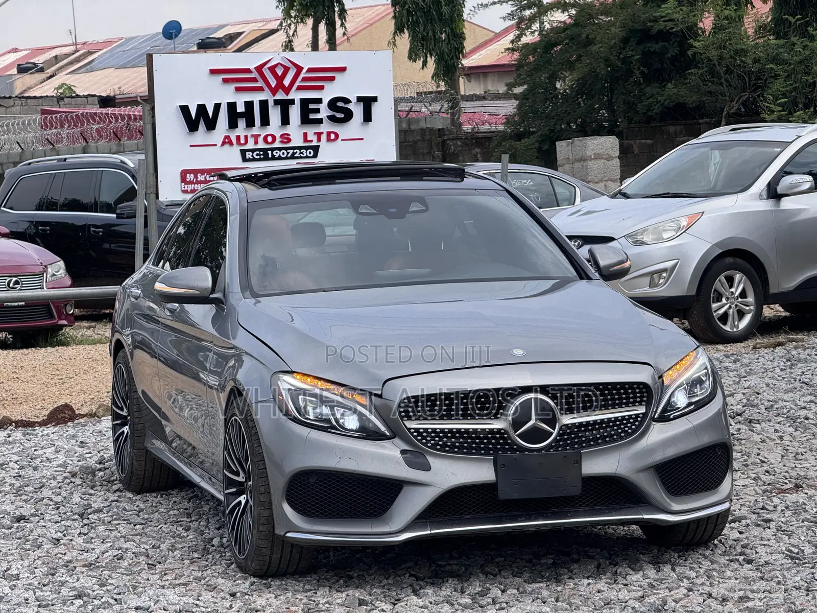 Mercedes-Benz C400 4Matic AWD Sedan (3.0L V6 7A) 2015 Gray