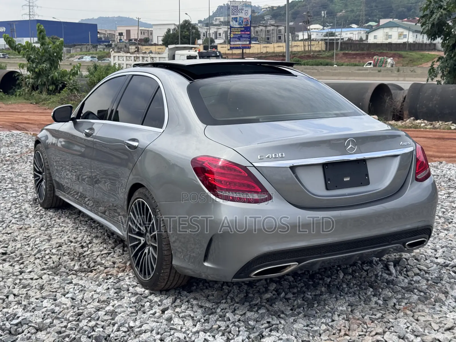 Mercedes-Benz C400 4Matic AWD Sedan (3.0L V6 7A) 2015 Gray