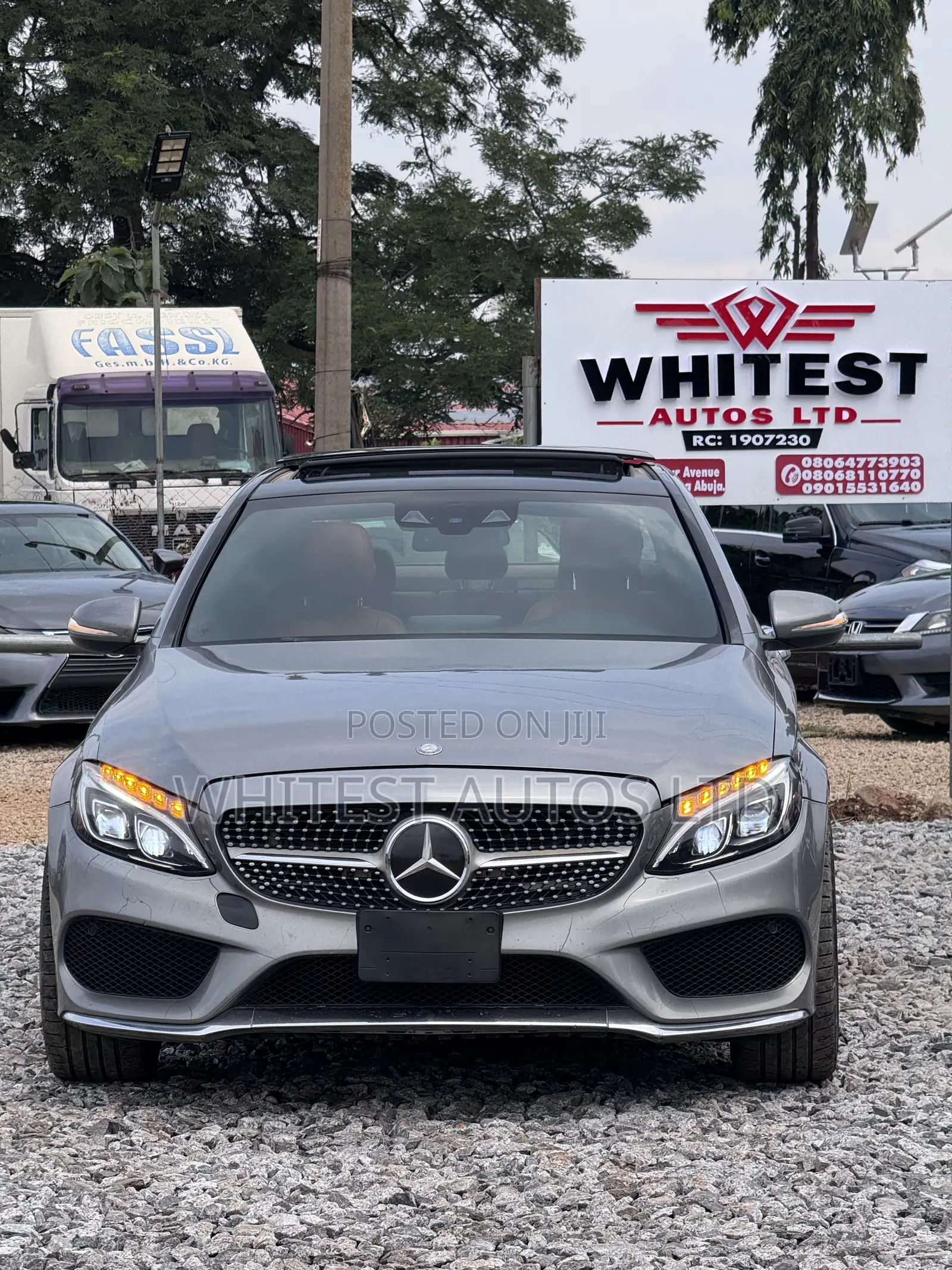Mercedes-Benz C400 4Matic AWD Sedan (3.0L V6 7A) 2015 Gray