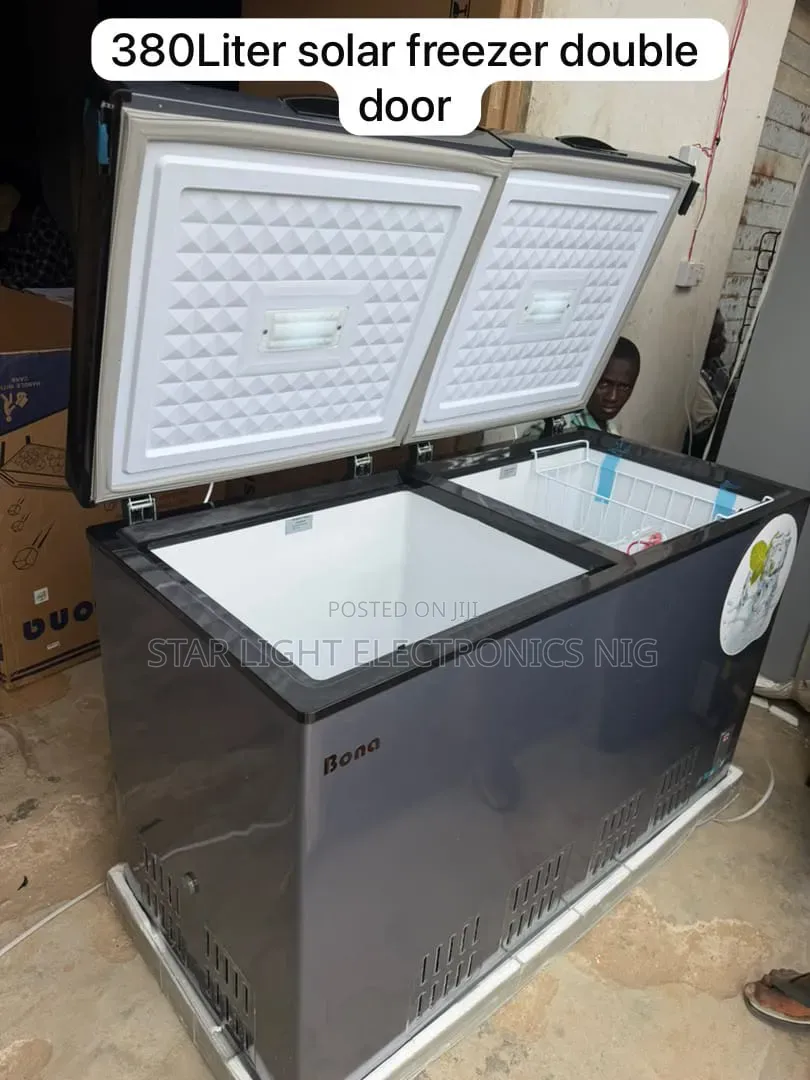 380 Liters DC Solar Freezer 2 Doors