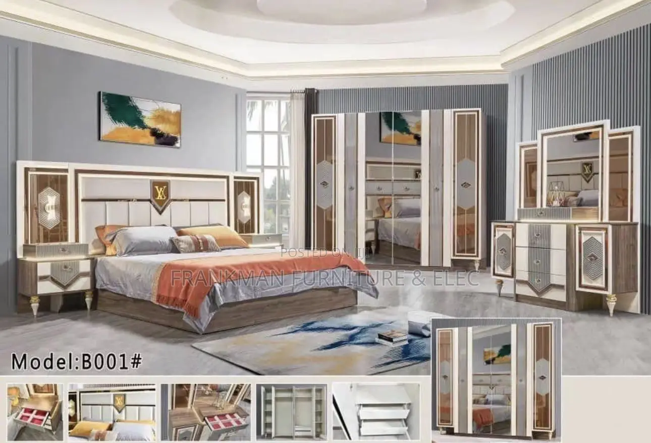 King Size Luxurious Bed With Mattress