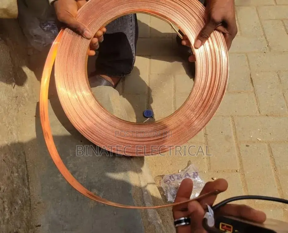 20mm Pure Copper Tape for Earthing Lightning Protection