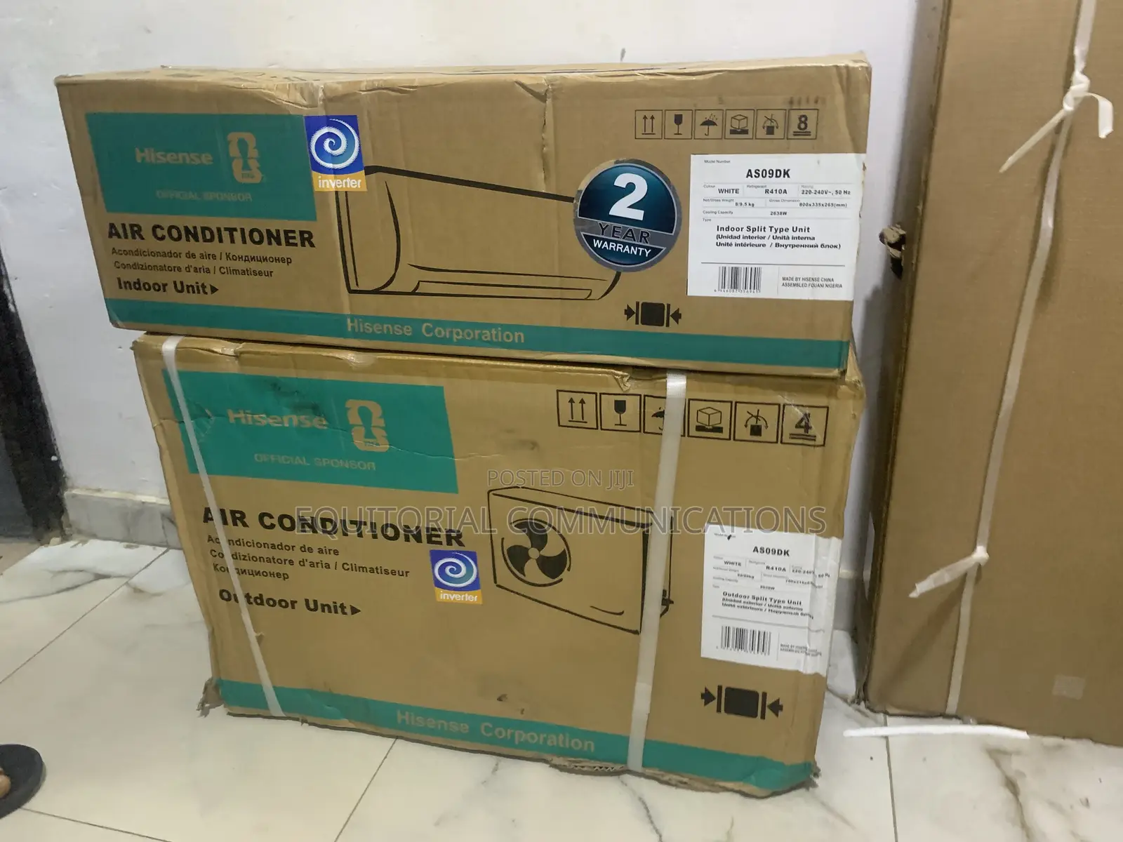 Hisense AS09DK 1HP Comfortable Indoor Inverter Cooling AC