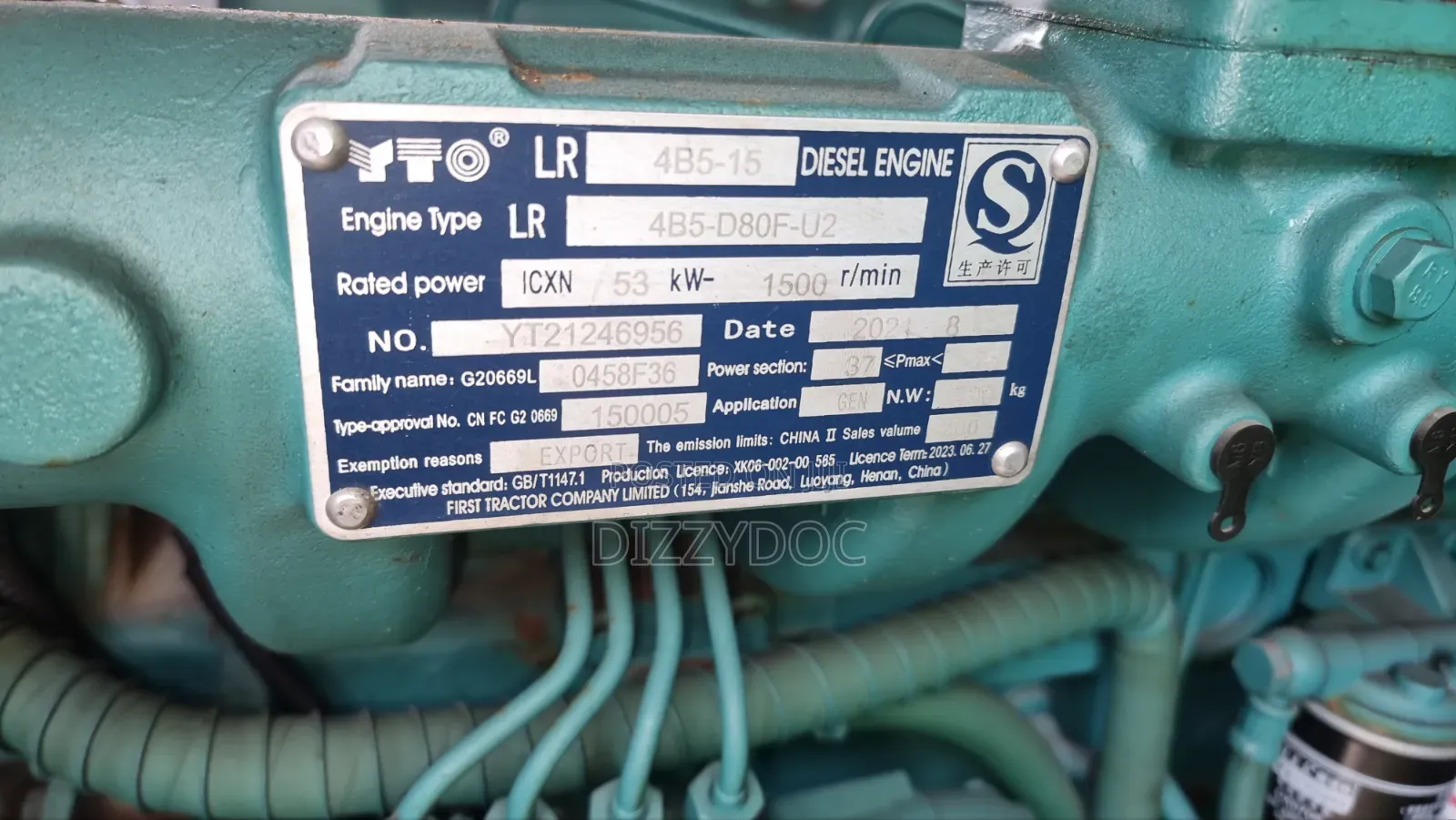 Sound Proof Diesel Generator