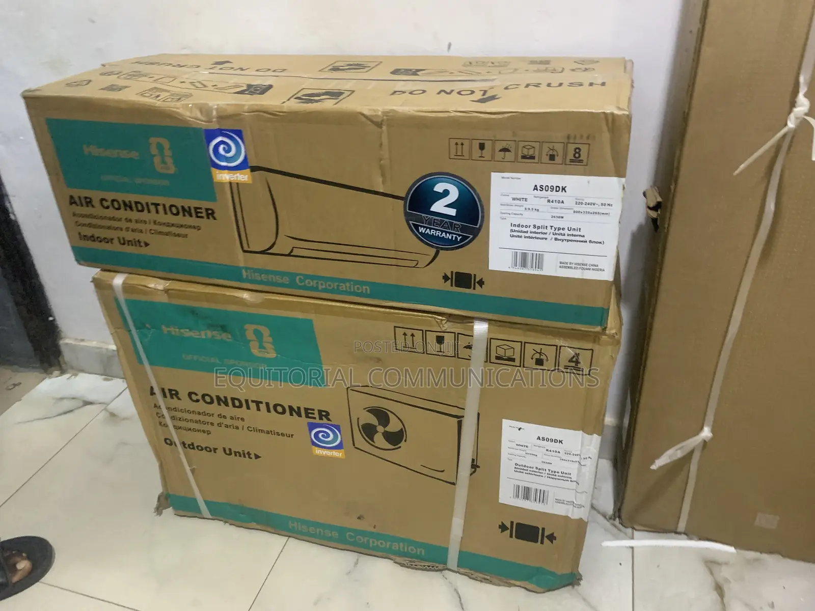Hisense AS09DK Fast and Efficient Cooling 1HP Inverter AC