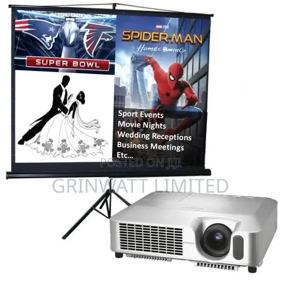 Rent Projector and Screen