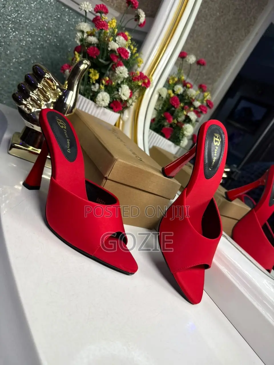 Luxury High Heel Slippers