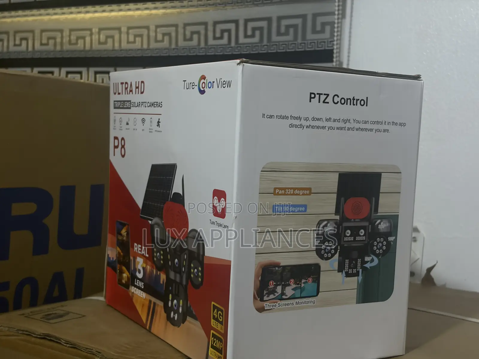 P9 Solar PTZ Security Camera for Remote Locations 12MP 4G LTE
