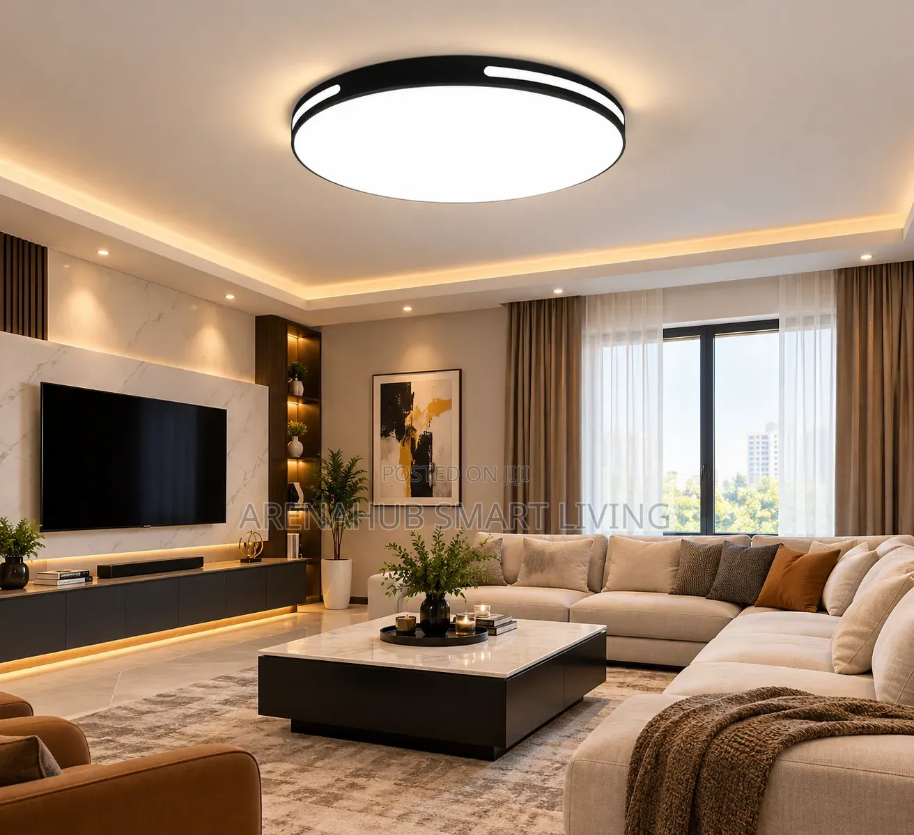 220V Ceiling Light Remote Control Led Dimmable Indoor Panel Lights