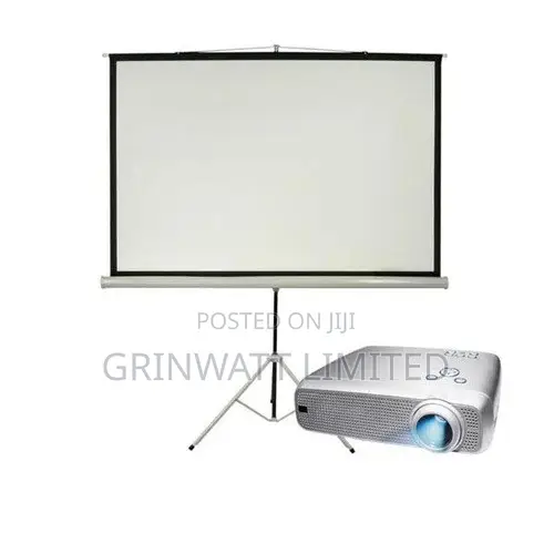 Rent Projector With Screen and Reachargeable Speaker