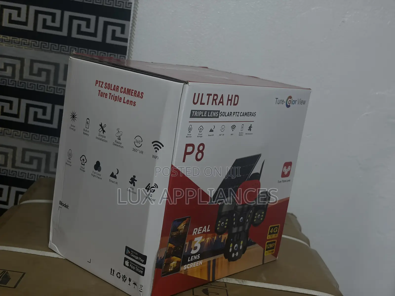 P9 Solar-Powered 12MP PTZ Camera for Perimeter Security