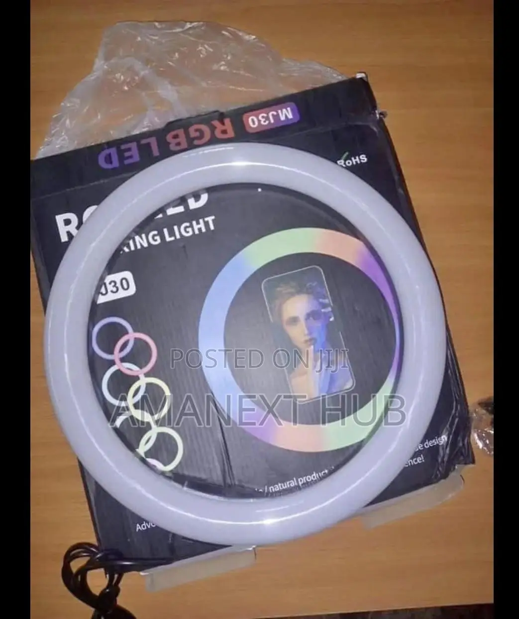 12inches RGB (Multiple Colors) Ringlight With Tripod Stand