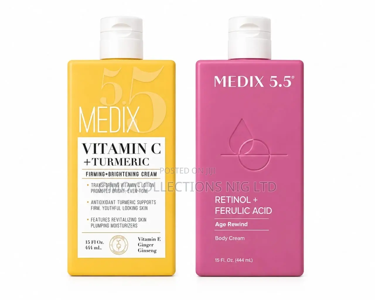 Medix 5.5 Double Power Glow Combo – Vitamin C Turmeric Retinol Cream