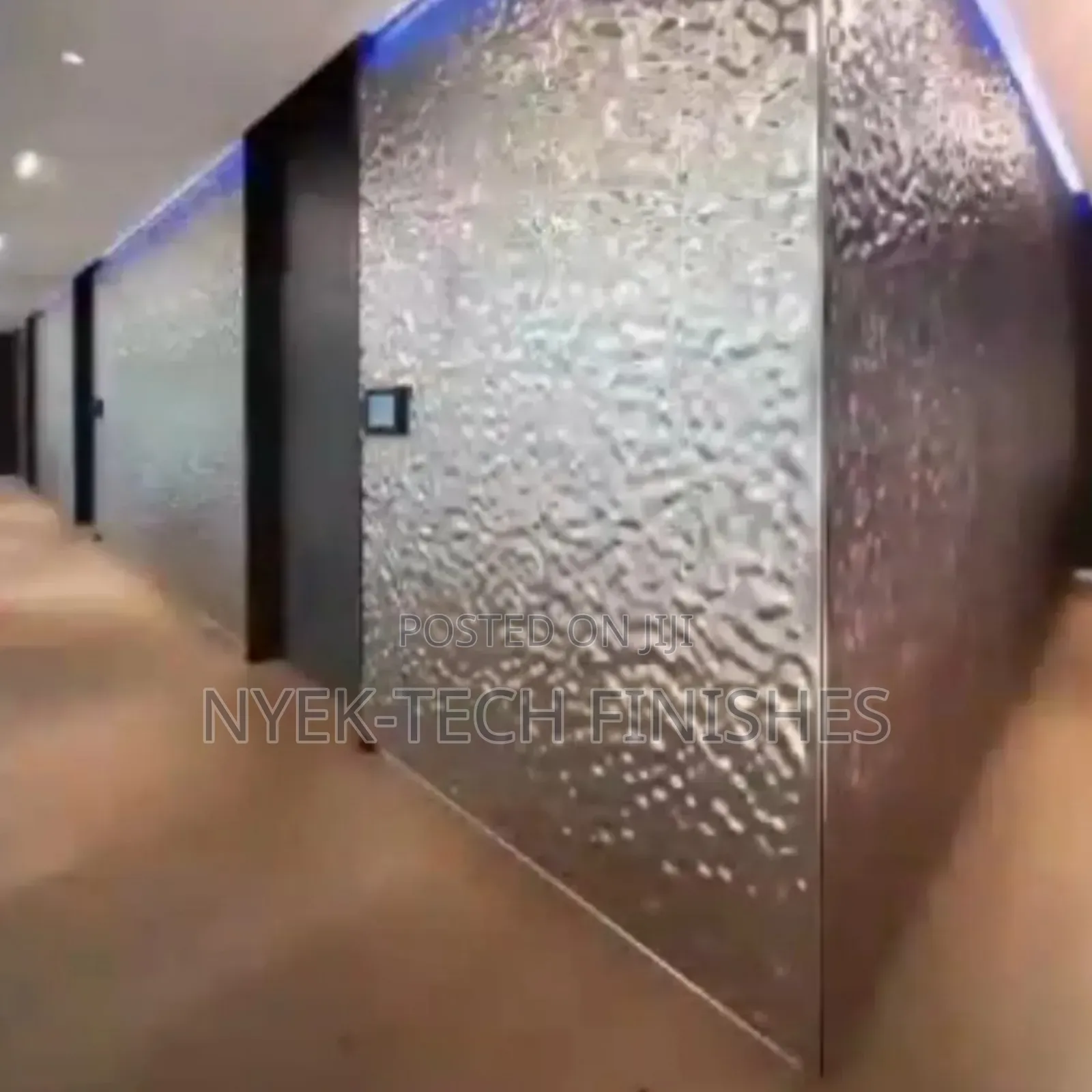 Metallic Silver / Gold Self Adhesive Foam Stickers for Wall Interior.