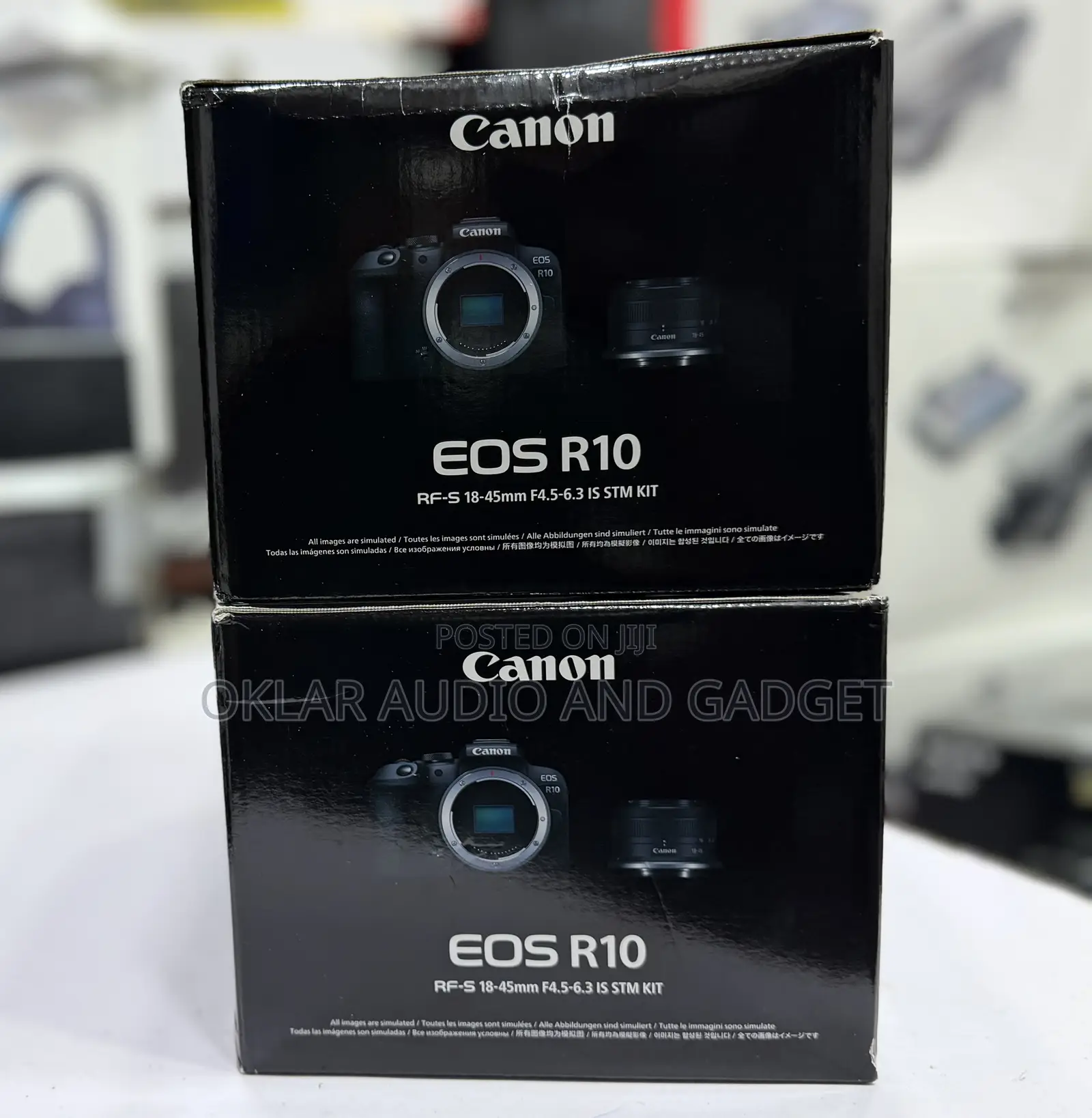 Canon Eos R10 Camera With Rf-S 18-45mm Lens