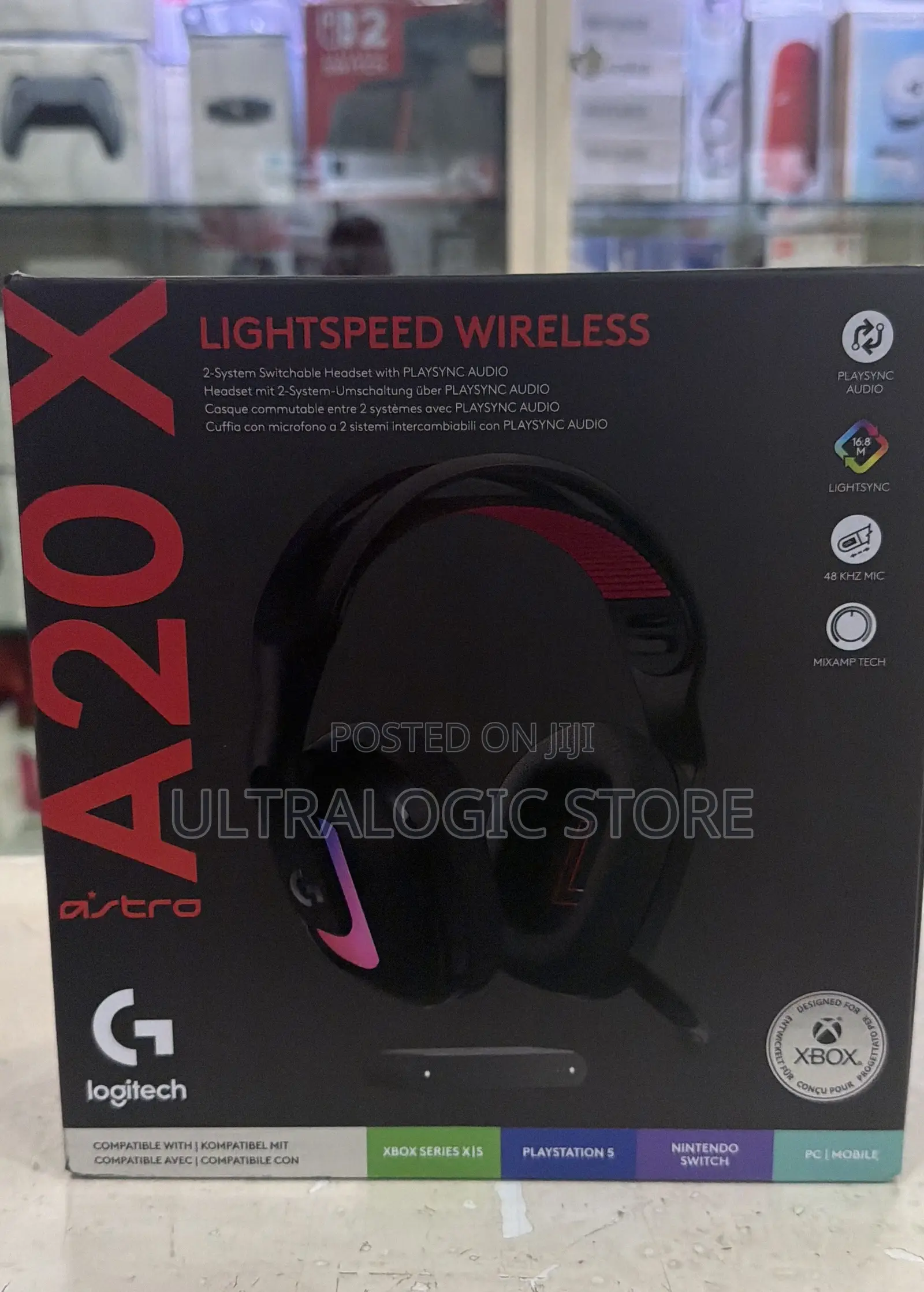 New Logitech G Astro A20X PLAYSYNC Wireless Headset
