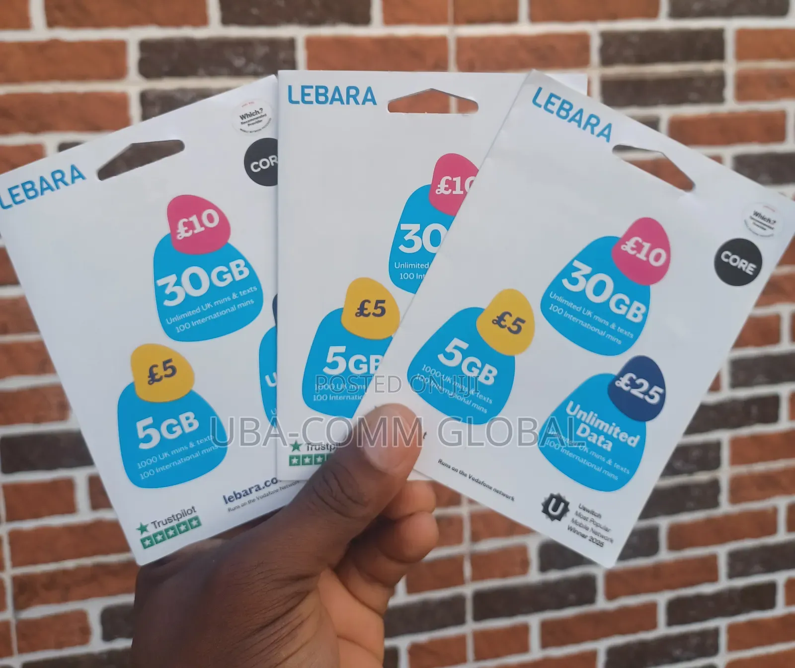 Uk Sim Card (+44). Verify Whatsapp, Telegram, Tiktok, FB, Etc 