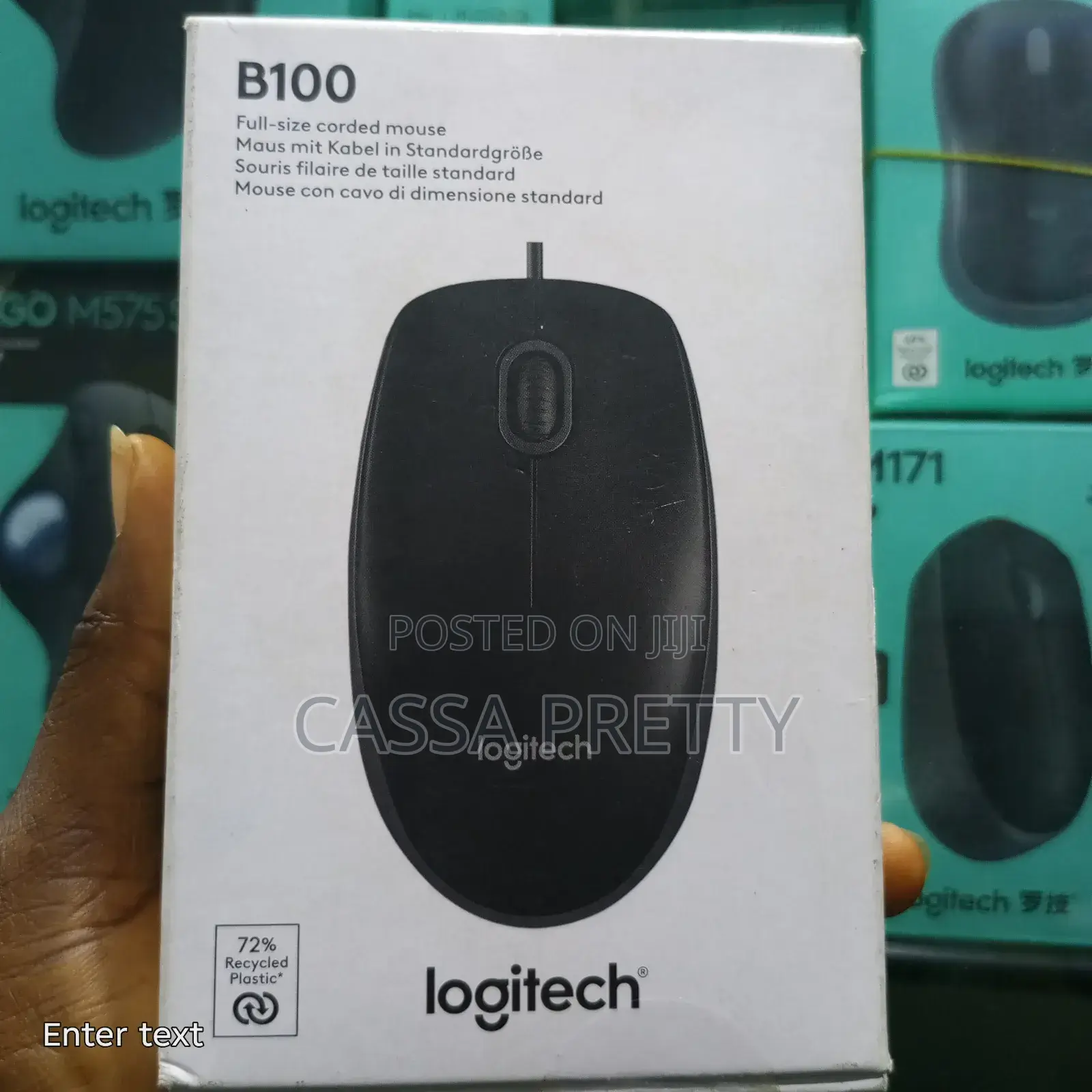 Logitech B100 Wired Mouse