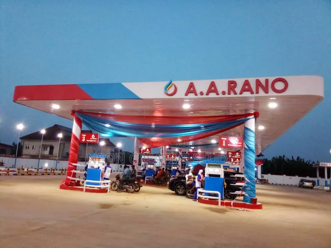 Filling Station Canopy Branding, Pylon Signage, Digital Display Board