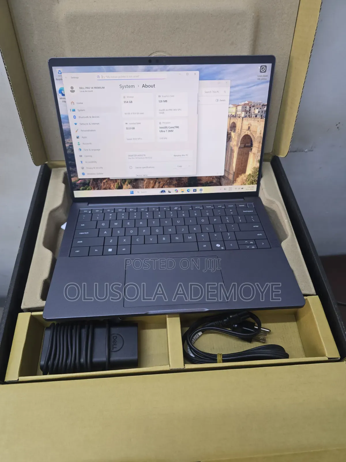 Laptop Dell Pro 14 Premium 32GB Intel Core Ultra 7 SSD 1T