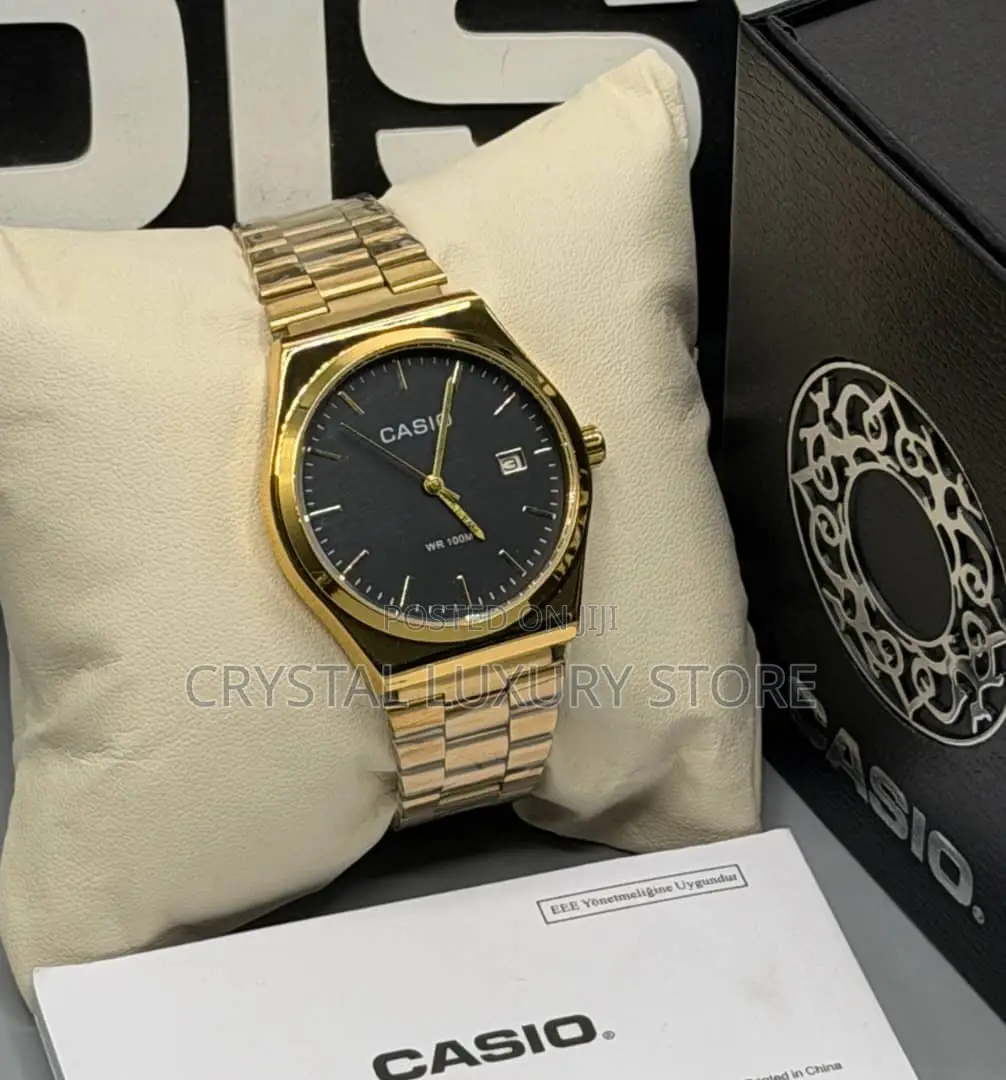 Casio Quality Men Chain Strap Wristwatch