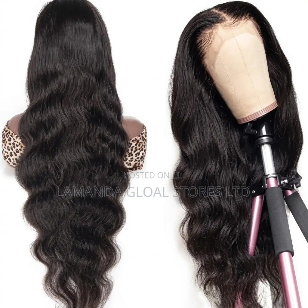 Long Body Wave HD Transparent Lace Front Human Hair Wig