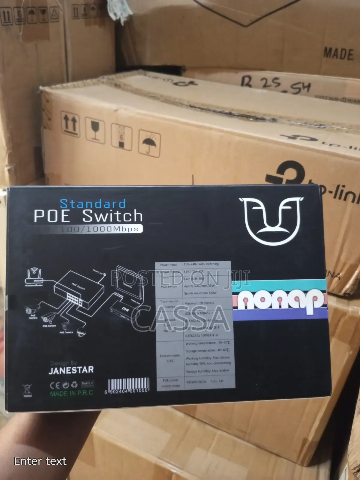 Nonap Smart POE Switch - For CCTV & Network