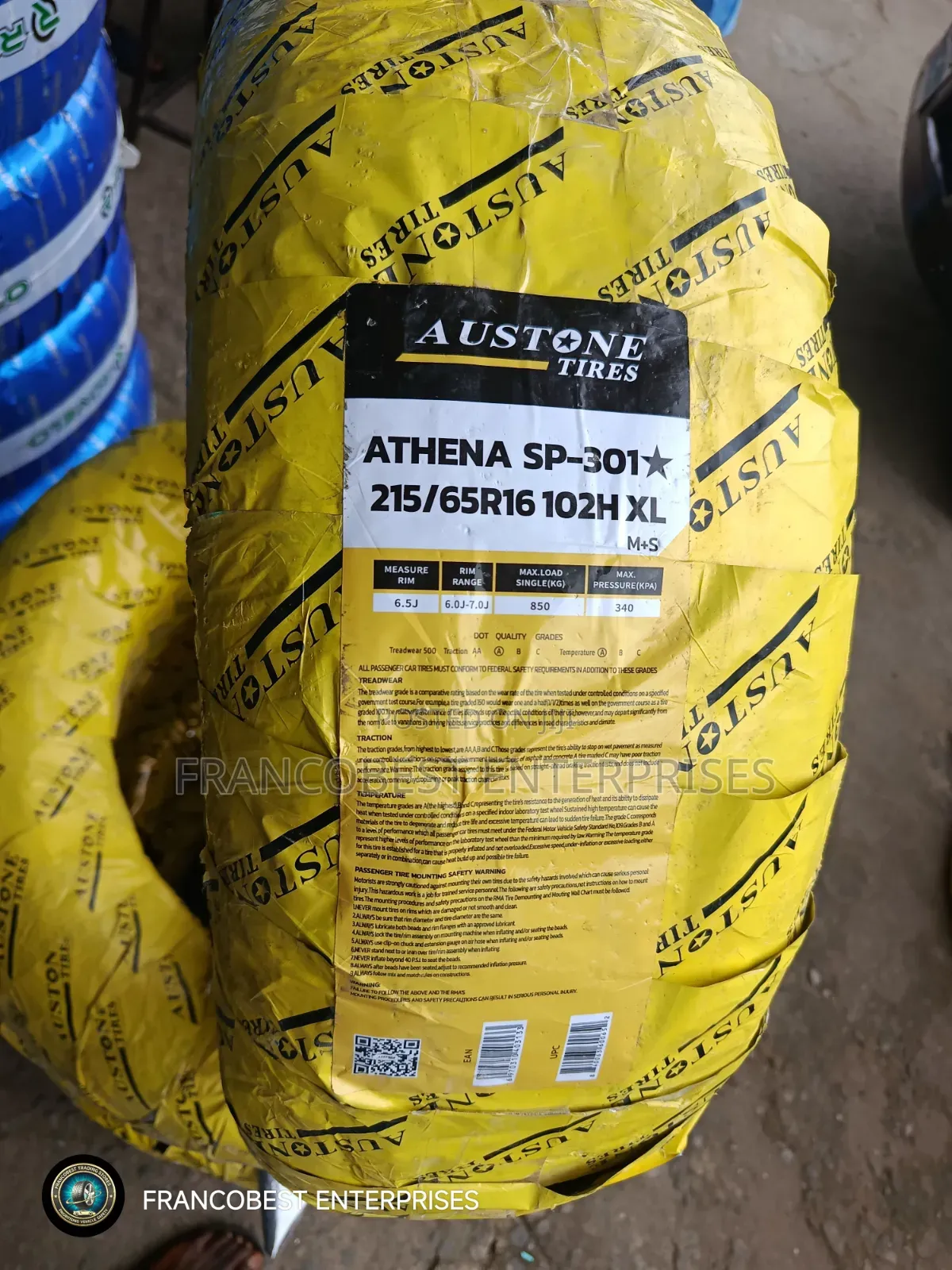 215/65r16 Austone Tyre