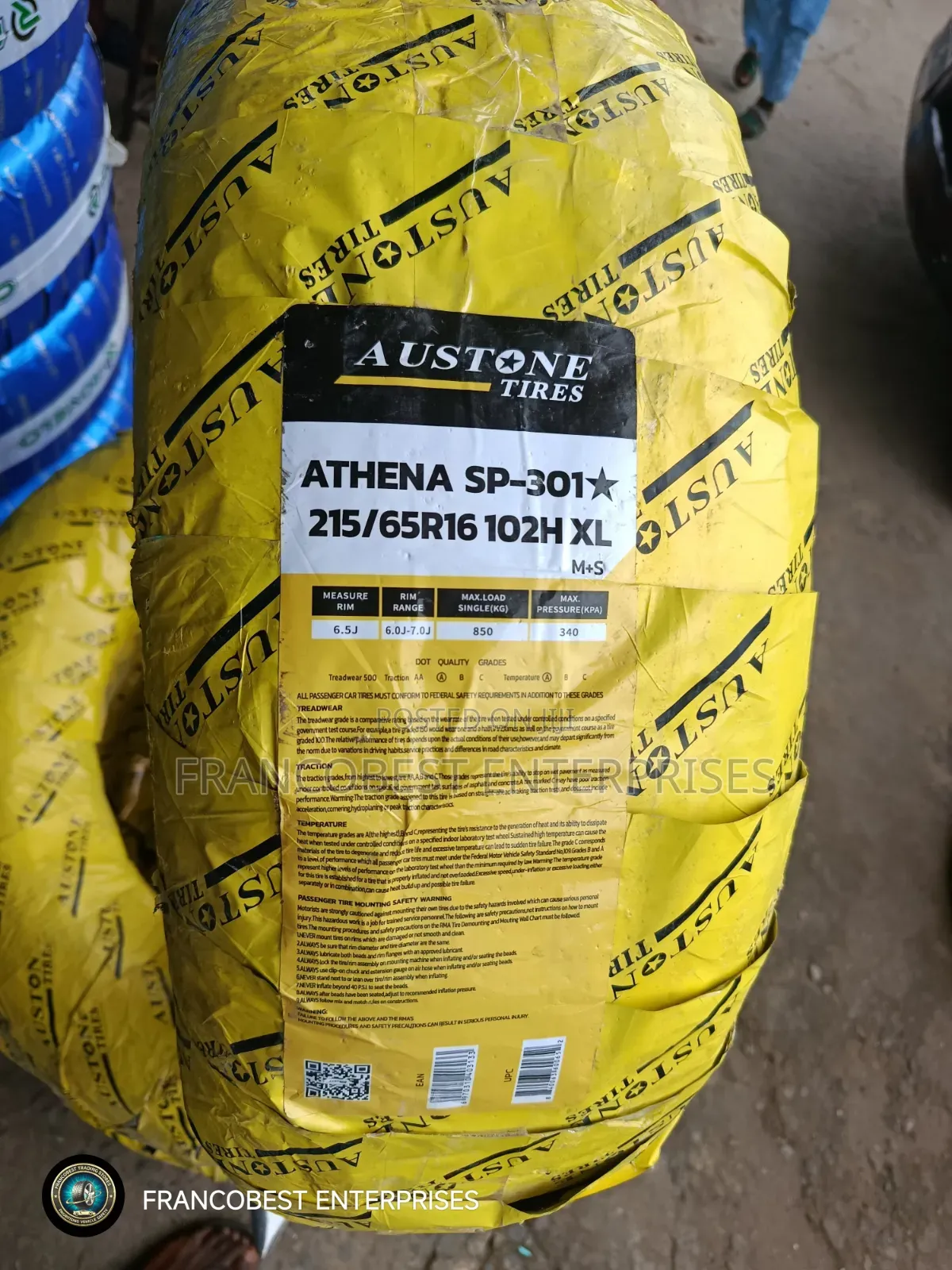 215/65r16 Austone Tyre