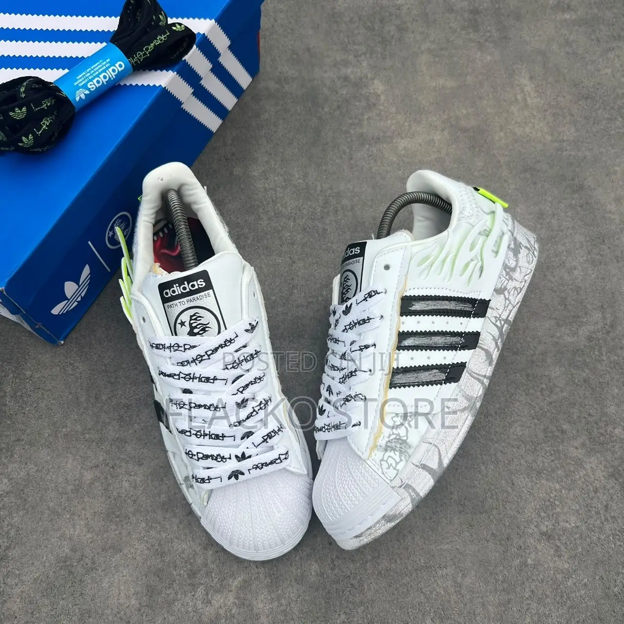 High Quality Adidas Originals Superstar Hellstar Sneakers