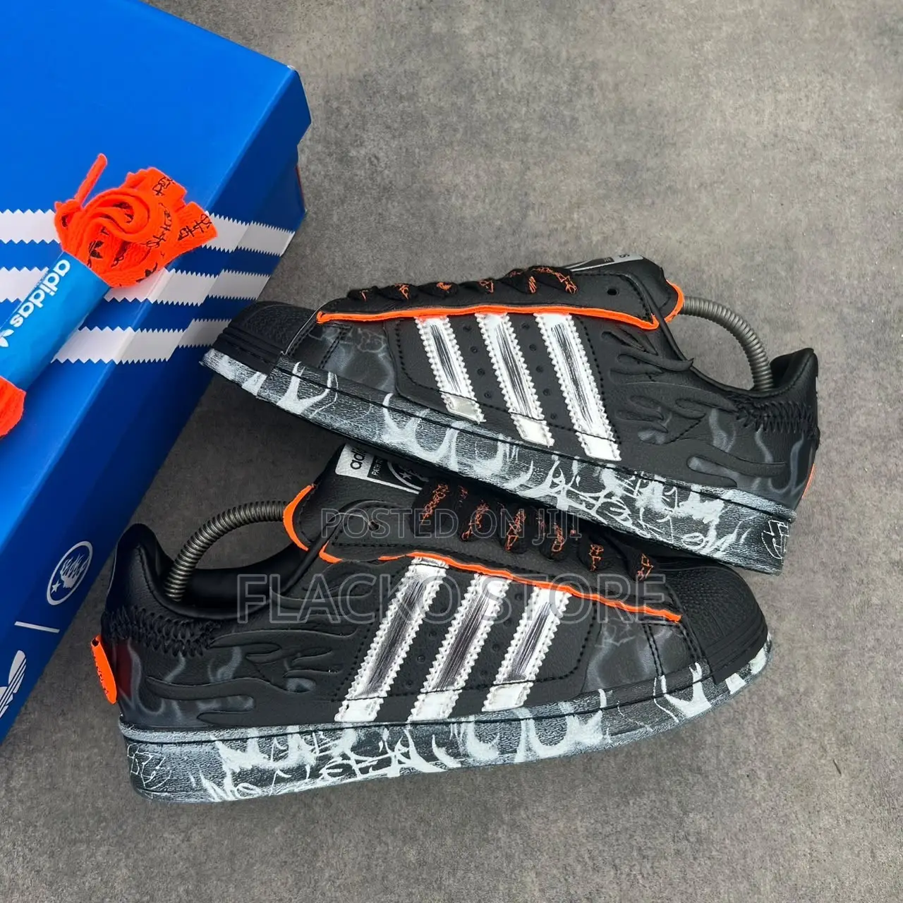 High Quality Adidas Originals Superstar Hellstar Sneakers
