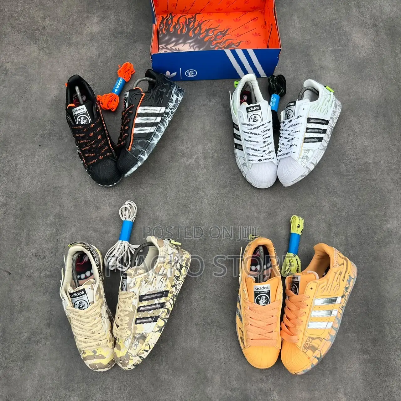 High Quality Adidas Originals Superstar Hellstar Sneakers