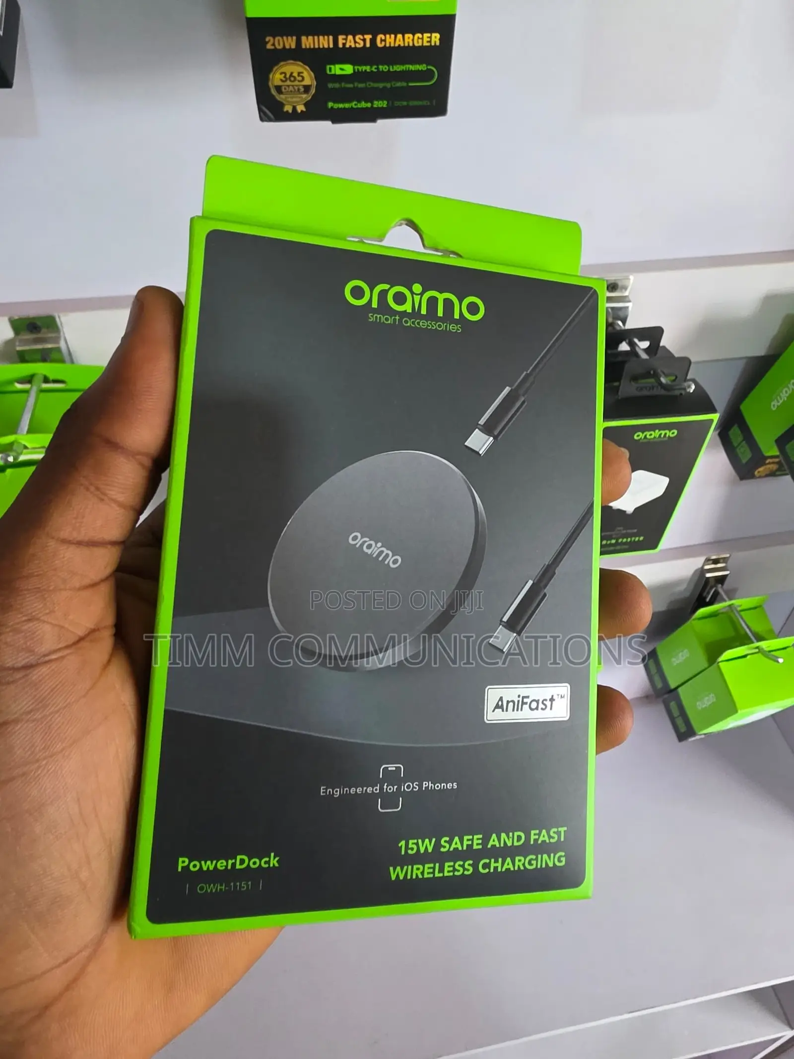 Oraimo PowerDock 15W Magnetic Wireless Fast Charging Pad OWH-1151