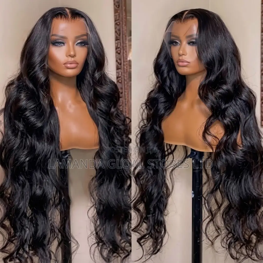 Long Loose Wave Middle Part HD Lace Front Human Hair Wig