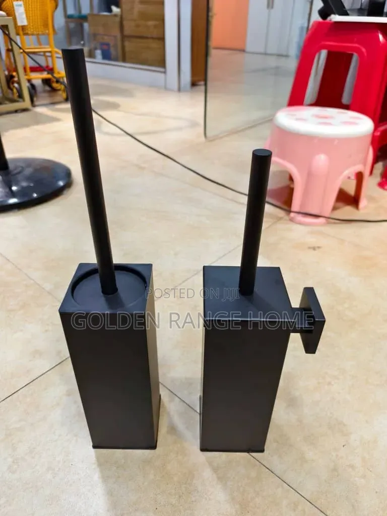 Black Square Toilet Brush