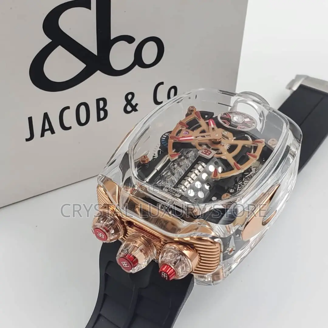 Jacob Co Quality Luxury Men Automatic Engine Wristwatch