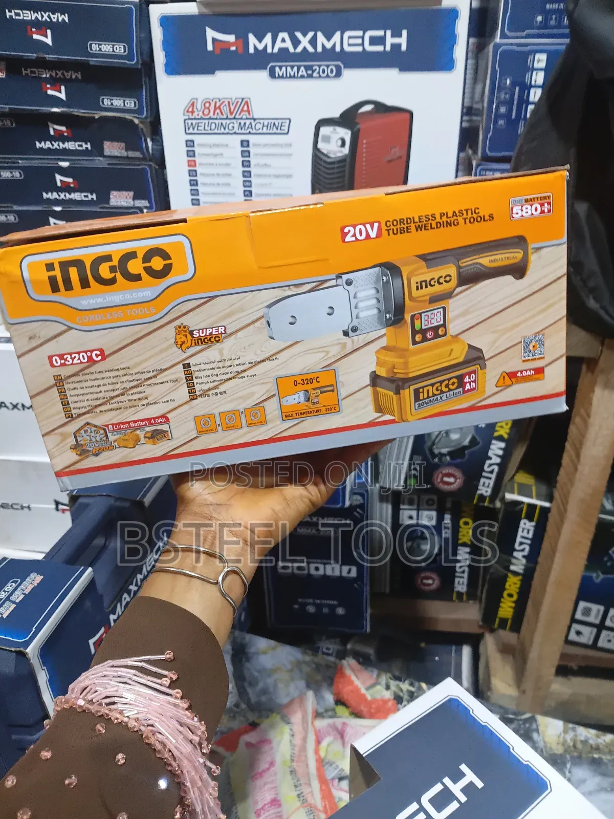 INGCO Cordless Plastic Tube Welding Tool – Portable Pipe Welding
