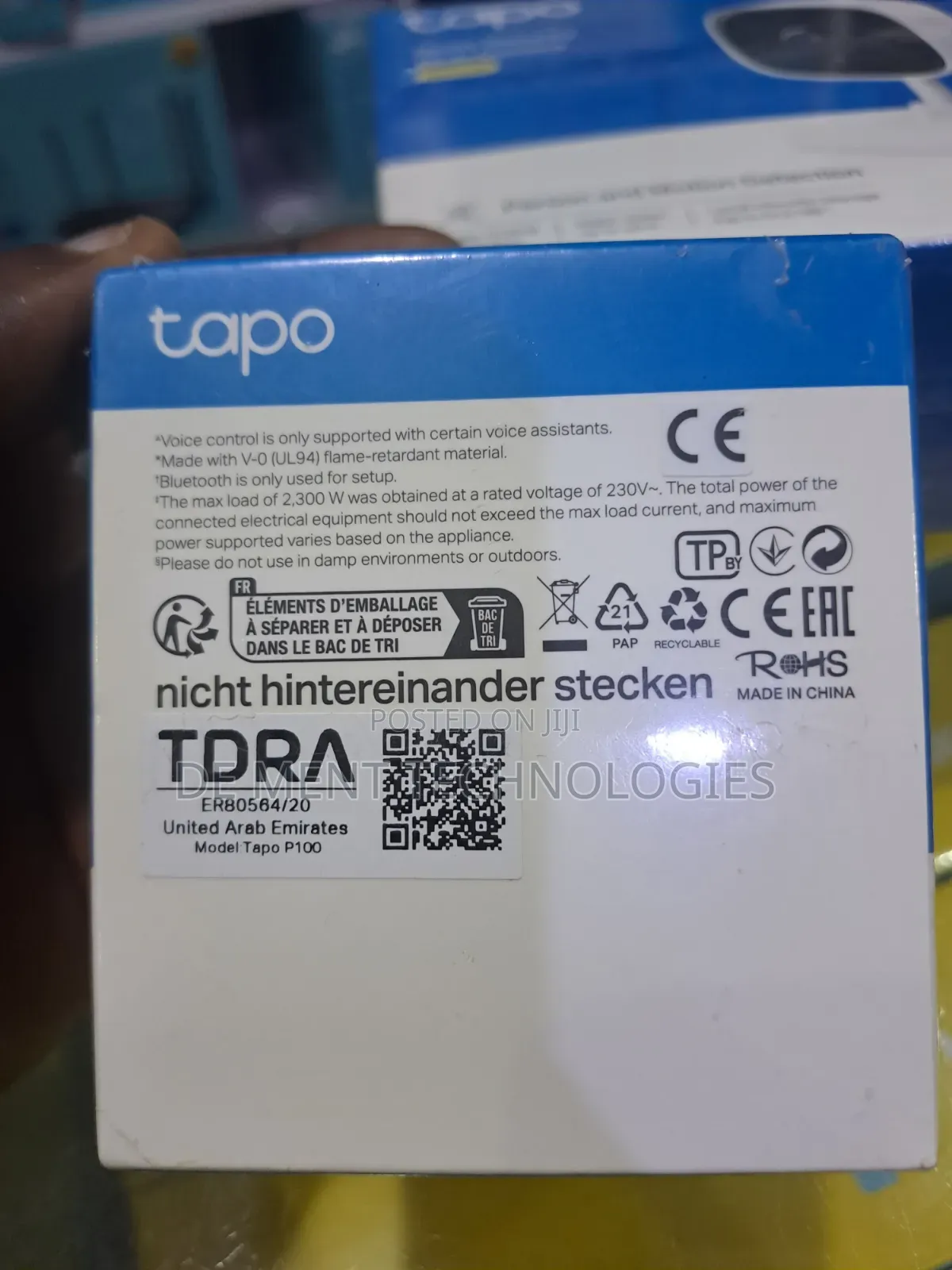 TP-Link Tapo P100 Mini Smart Wifi Socket