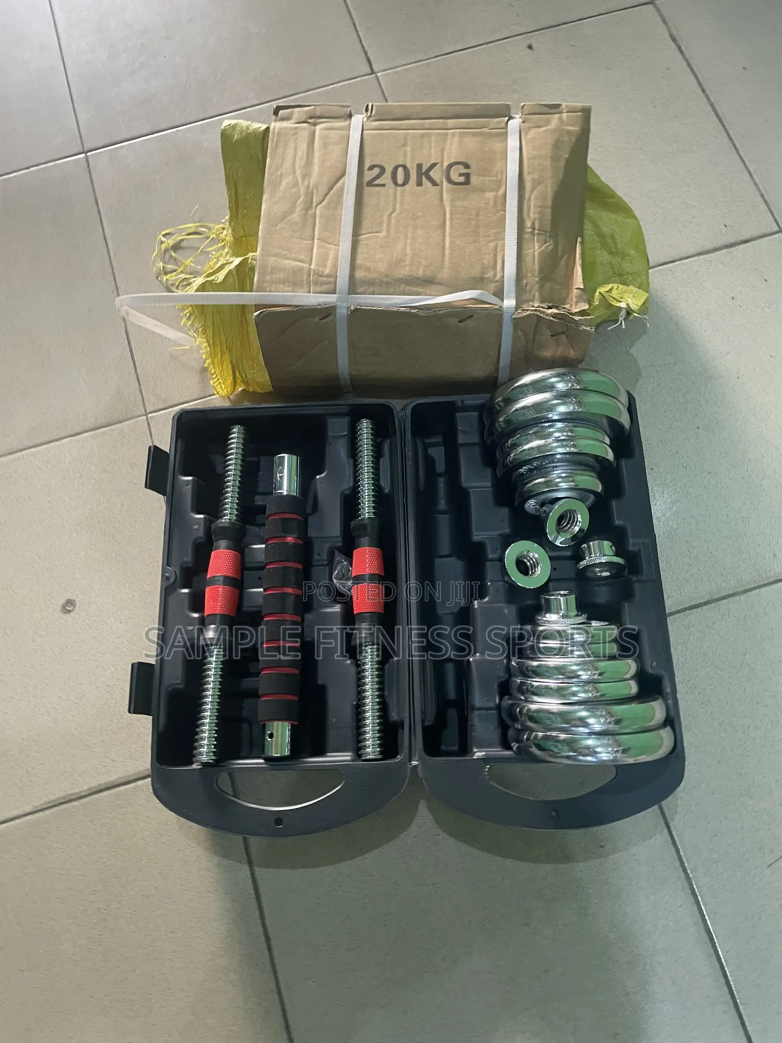 Chrome Best 20kg Iron Dumbbell and Barbell