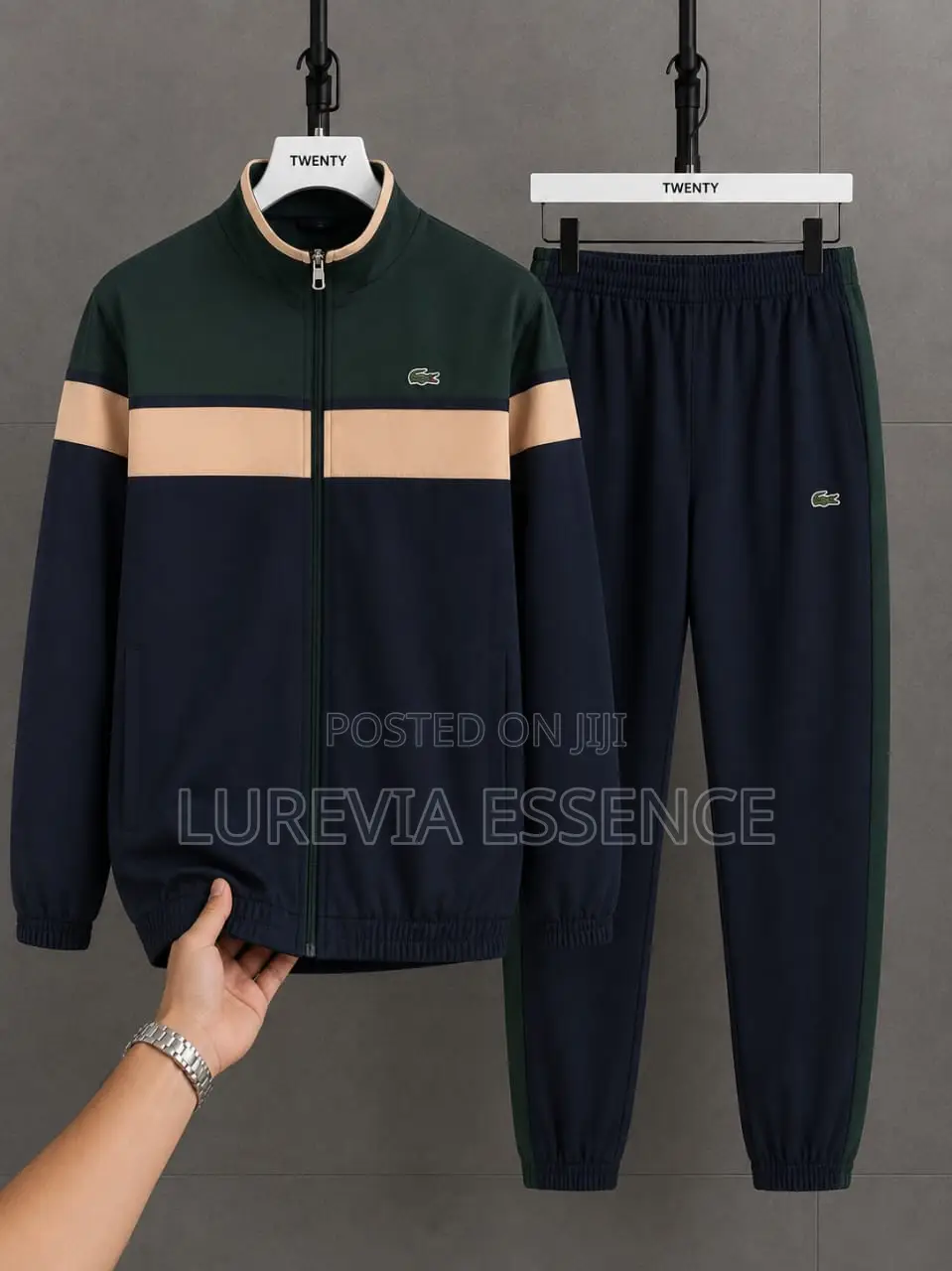 Men's Color-Block Tracksuit — Lacoste