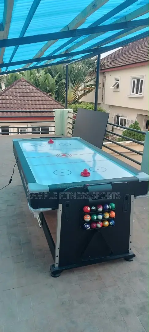 New Best American Fitness 4in1 Board, Snooker,air Hockey,table Tennis