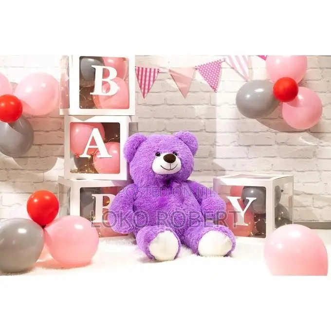 Purple Teddy Bear Large Teddy Toy for Girlfriend Kids Inches Purple