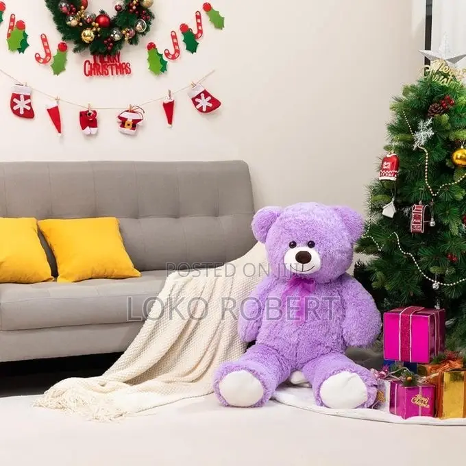 Purple Teddy Bear Large Teddy Toy for Girlfriend Kids Inches Purple
